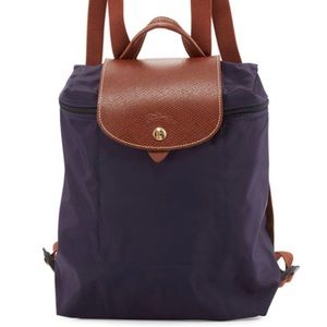 Longchamp Le Pliage Mini Backpack Bilberry